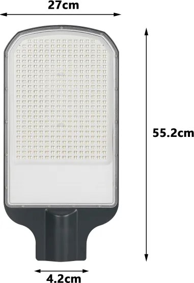 Brilagi - Lampă stradală LED pentru exterior URBANLIGHT LED/200W/230V antracit IP65