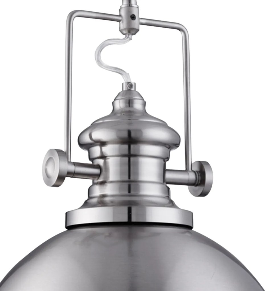 Lustra moderna Industrial argintiu 2297SS SRT