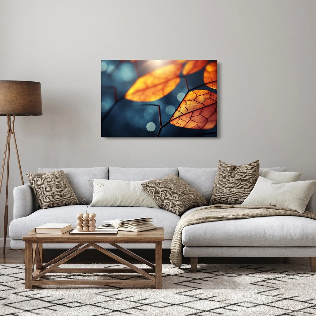 Tablou - Textura frunzelor (90x60 cm)