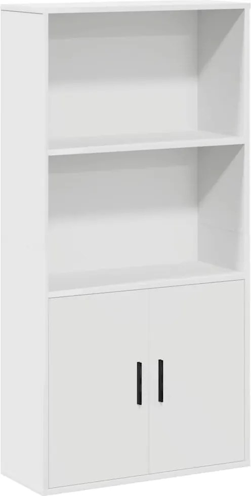 vidaXL Bibliotecă, alb, 60x24x120 cm, lemn prelucrat