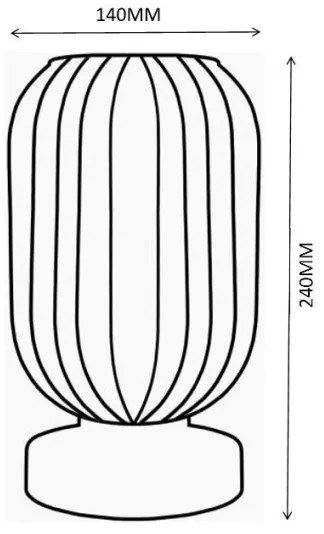 Lampă de masă Globo 15469TS NORMY 1xE27/40W/230V gri