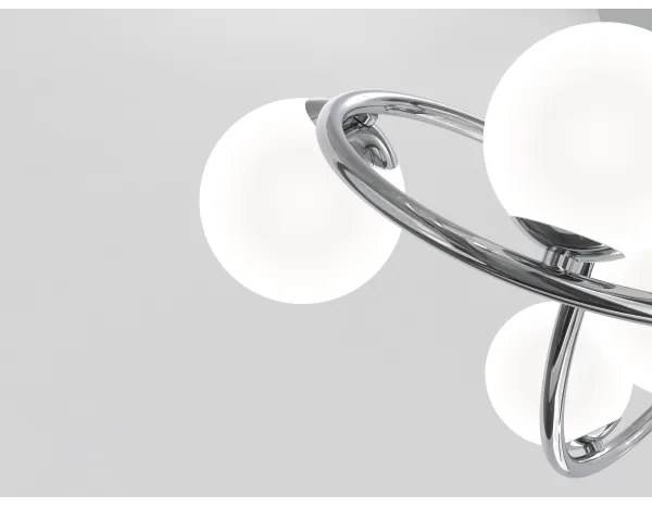 Lustră LED aplicată NANCY Wofi 9014-807 8xG9/3,5W/230V crom lucios