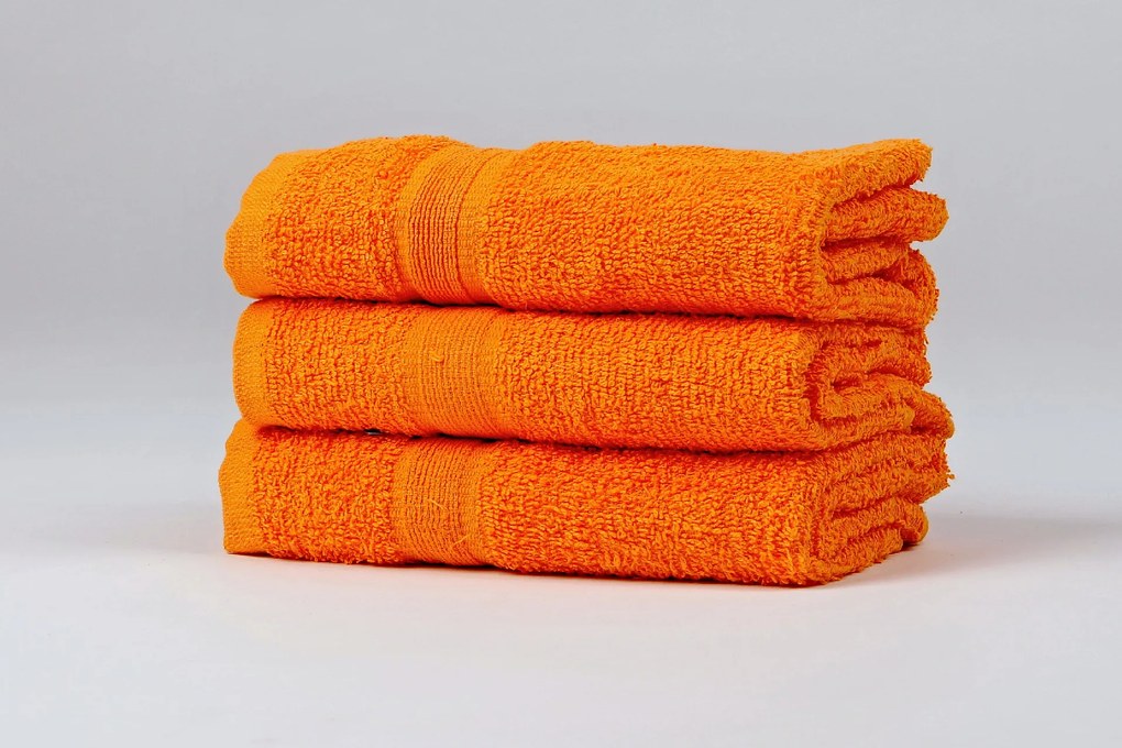 Prosop SOFT 50x90 cm portocaliu, 100% bumbac