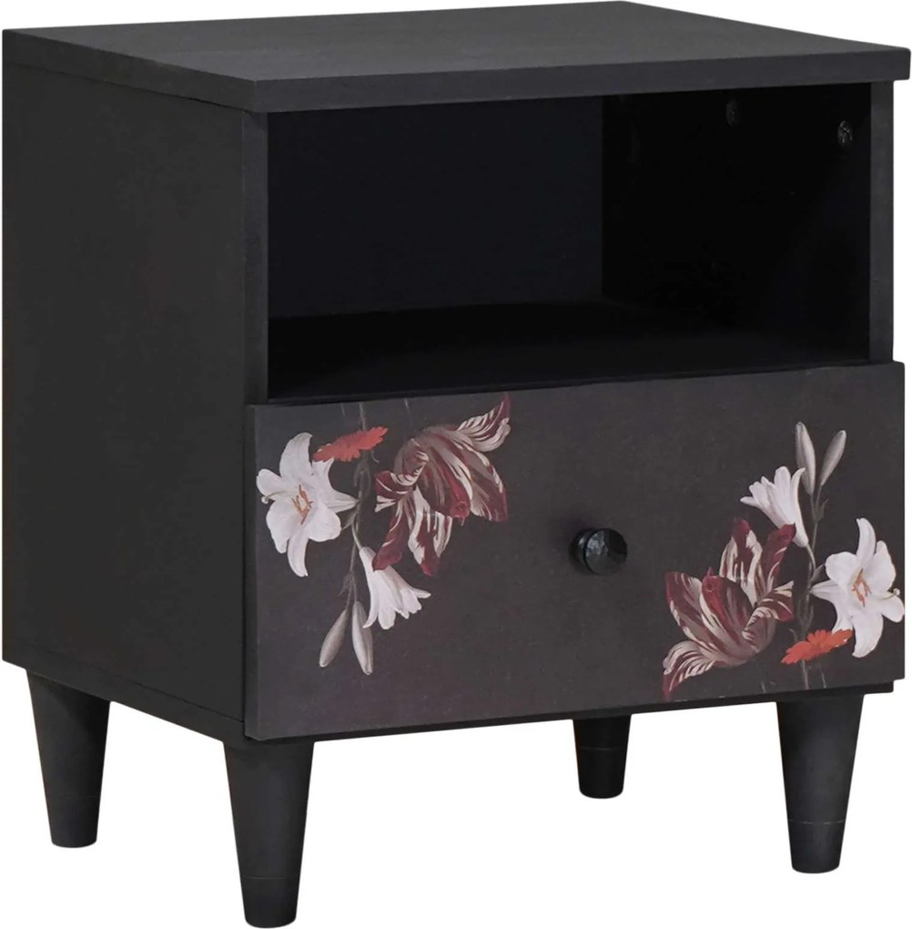 vidaXL Noptieră cu sertar Maro 40 x 33 x 46 cm Lemn de mango solid