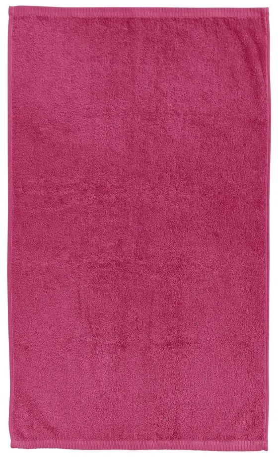 Prosop roz închis din bumbac cu uscare rapidă, din frotir 70x120 cm Quick Dry – Catherine Lansfield