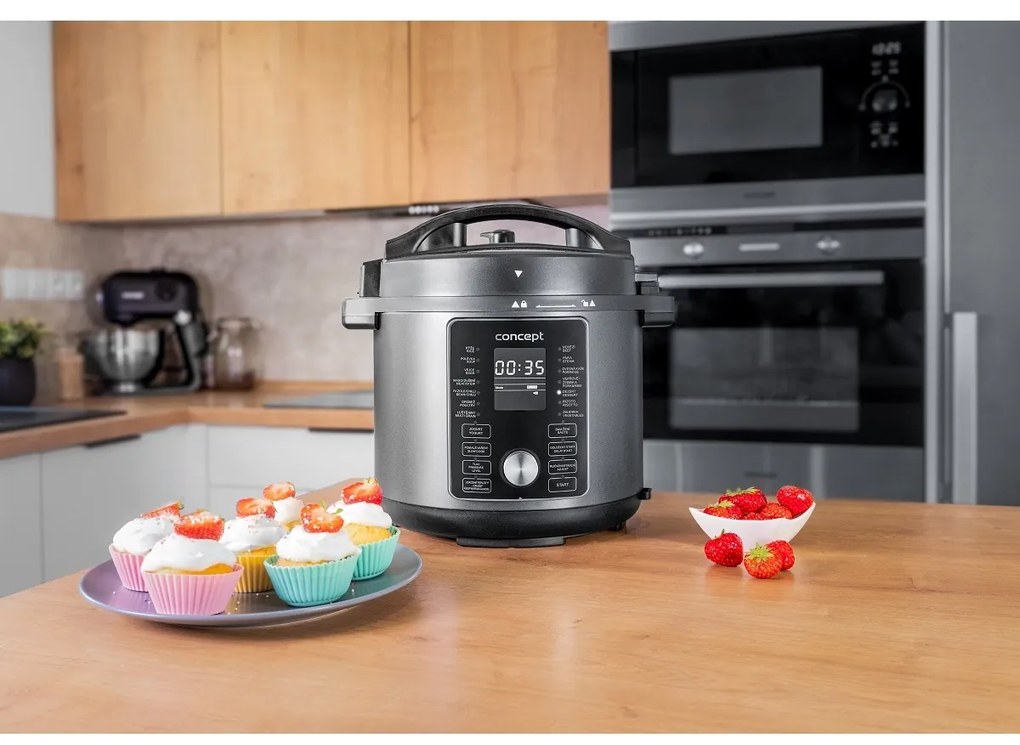 Concept CK8000 oală sub presiune multifuncționalăCOOKERY