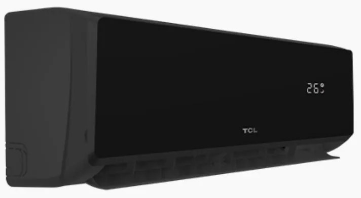 Aparat aer conditionat inverter TCL Elite TAC-12CHSD/XA82IFS, 12000 BTU, 30 m², A++, Wi-Fi, Smart AirFlow, Autodiagnosticare, Ionizator cu plasma, Schimbator de caldura acoperit cu aur, Negru