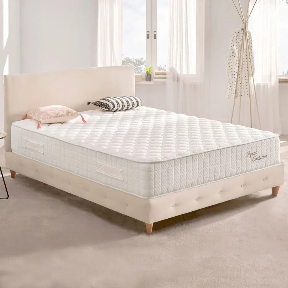 Saltea mediu-fermă/extra dură cu arcuri reversibilă 90x200 cm Royal Exclusive – Moonia