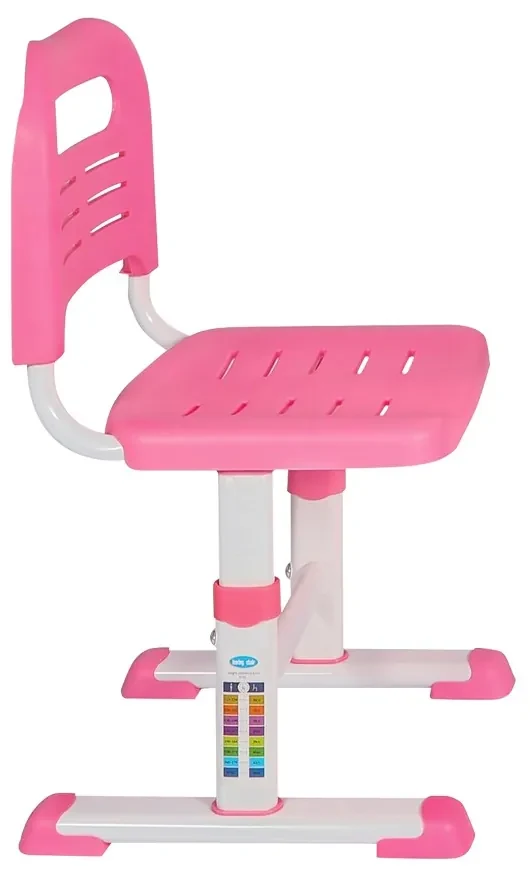 Birou multifunctional copii, inaltime reglabila, roz