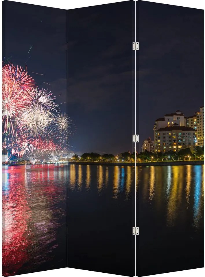 Paravan - artificii in Singapur (126x170 cm)