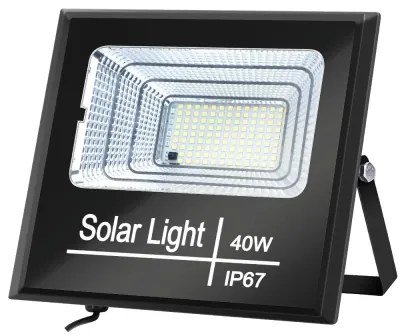 Aigostar - Proiector solar LED reglabil 40W/3,2V IP67 cu telecomandă