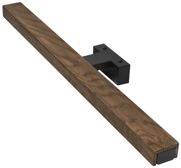 Aplică LED pentru oglindă de baie Brilagi WOODY MIRROR LED/12W/230V IP44 stejar/negru