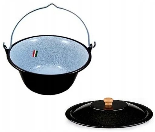 Ceaun din fontă emailat, 10 L