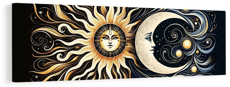 Tablou simbol solar și lunar