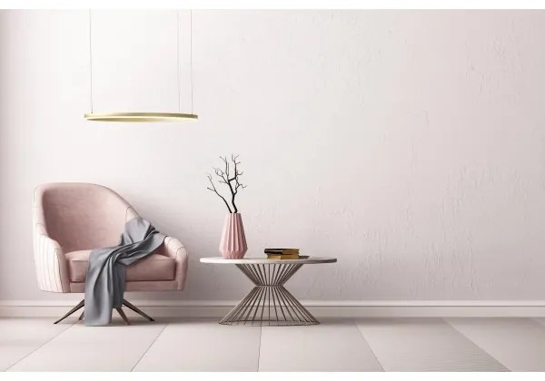 Lustră LED pe cablu dimabilă HALO LED/56W/230V d. 80 cm auriu Azzardo AZ4961