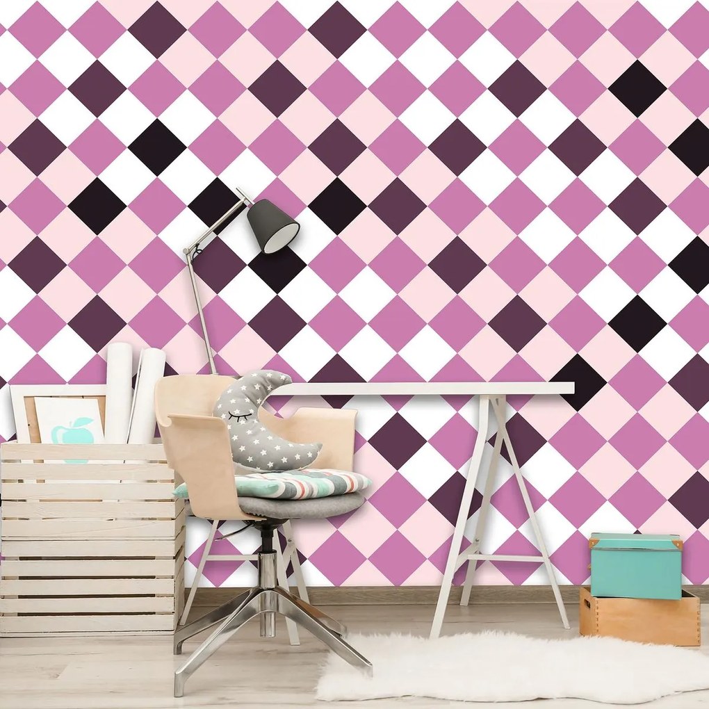 Fototapet - Gresie violetă - mozaic (152,5x104 cm)