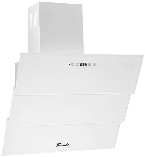 Hota Decorativa Tornado Megas 1200 (60) LED, clasa A, 1 motor Turbo, latime 60 cm, 4 viteze, absorbtie 1200 m3/ora, filtru anti-grasimi aluminiu 5