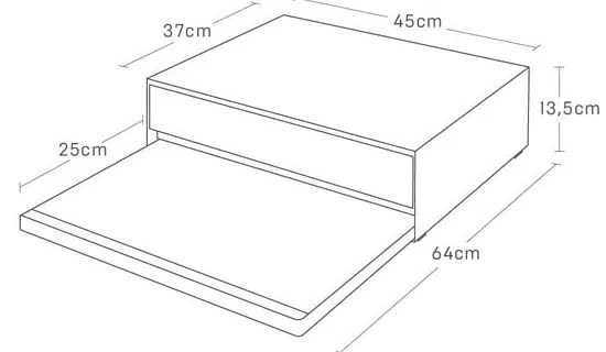 Raft suplimentar din metal Tower – YAMAZAKI