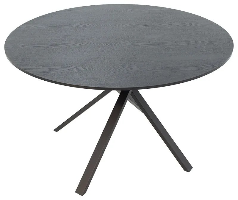 Masa rotunda Cerco MDF negru D120x75cm