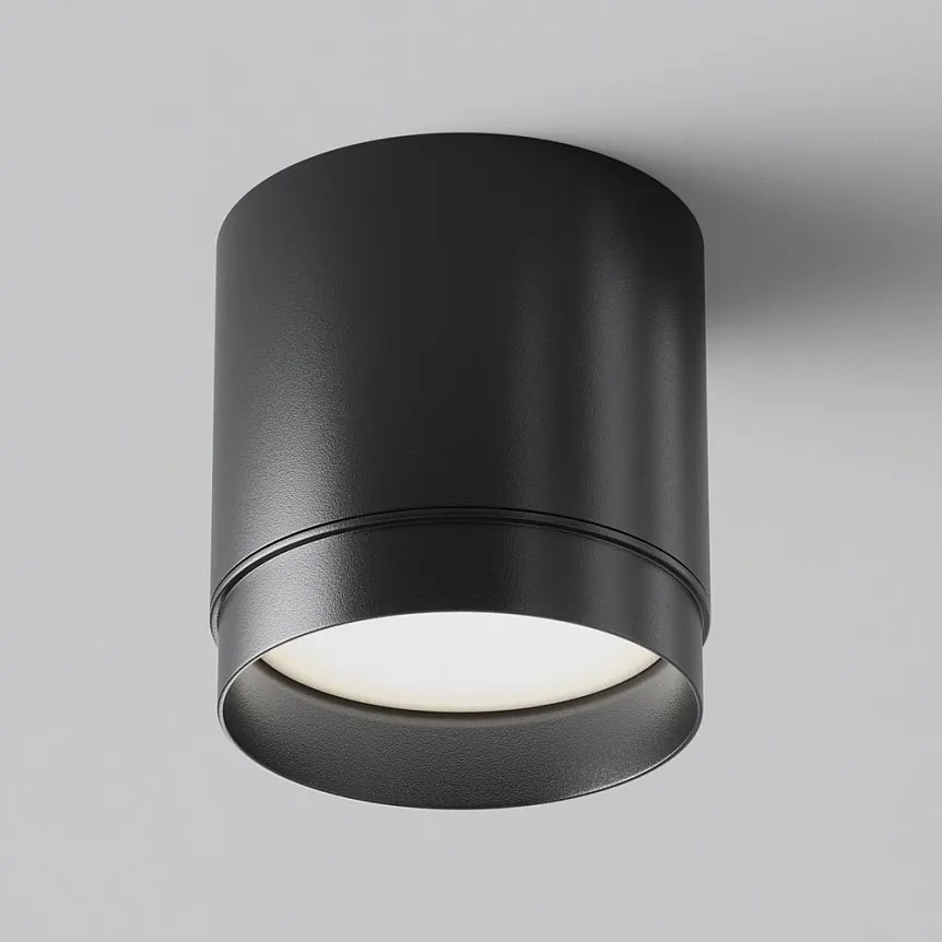 Spot aplicat minimalist design tehnic Polar negru