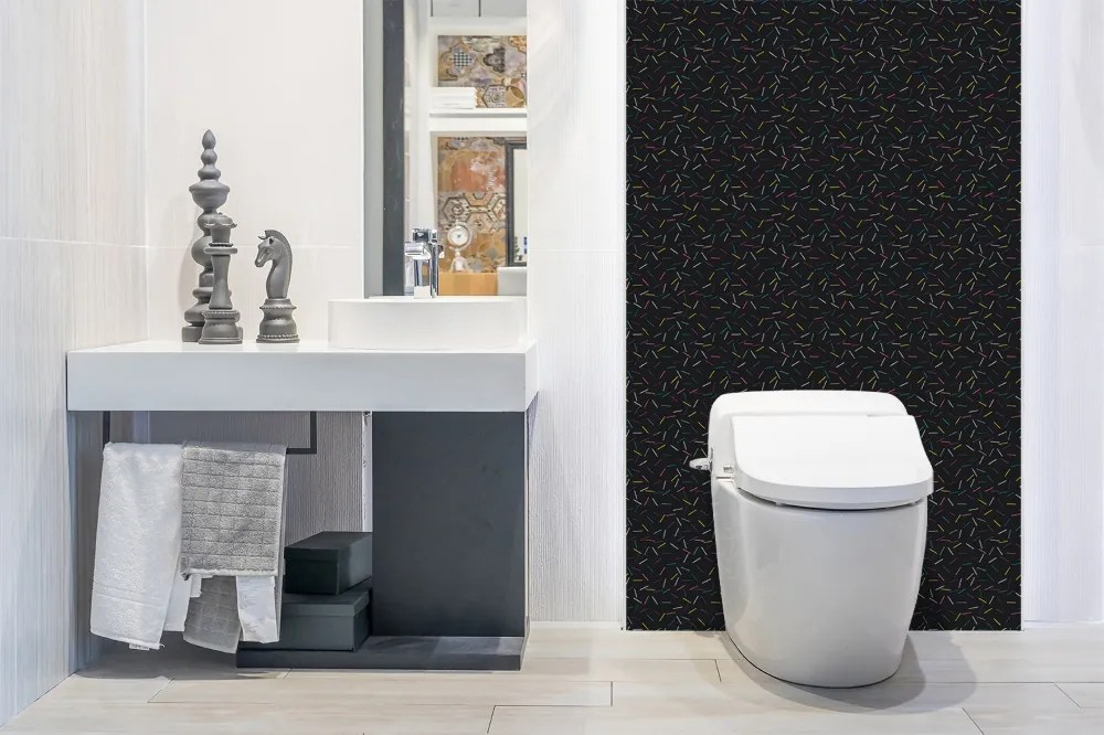 Panou decorativ pvc Linii colorate decorative