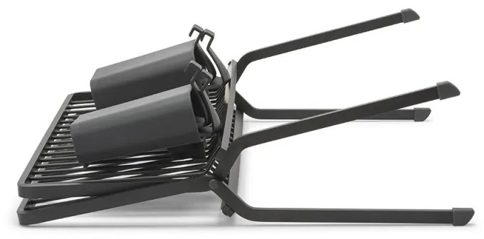 Uscator de vase pliabil Brabantia SinkSide 1004151, Suport pentru ustensile, Rezistent la coroziune, Gri inchis