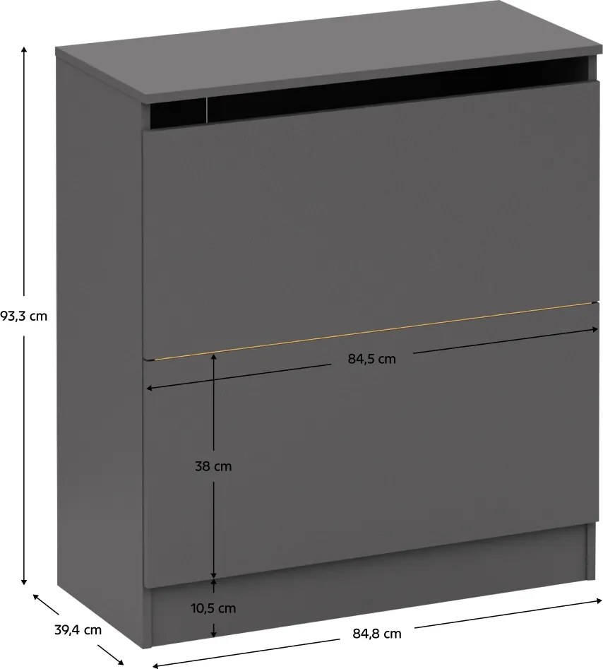 Pernă BETTY 2, grafit