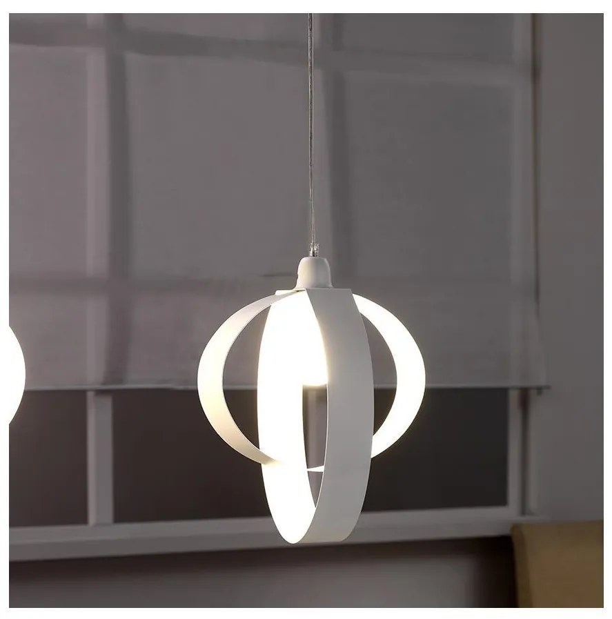 Lustră pe cablu ONLI SERENA 1xE27/22W/230V alb