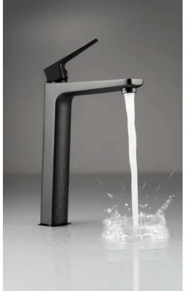 Deante BQL_N20K - Baterie pentru lavoar BLUR, neagră