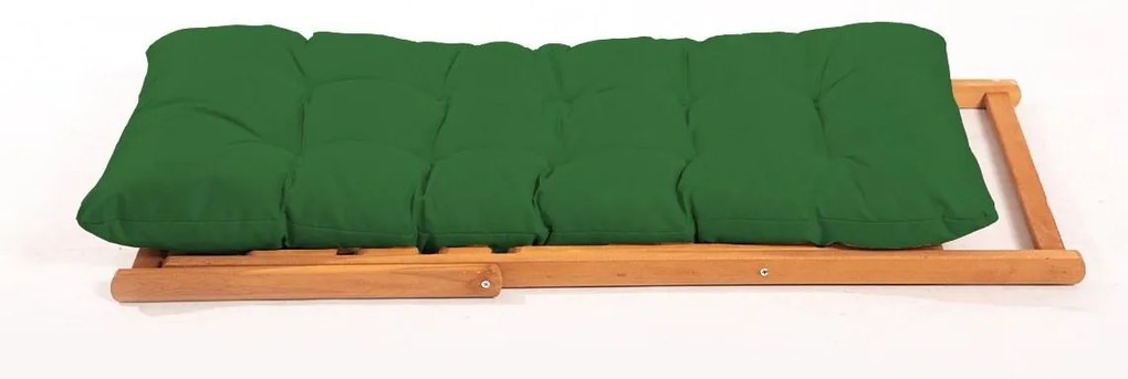 Set mobilier de grădină masă și scaune Kikadu 5 (verde + natural) (pentru 2 persoane). 1093852