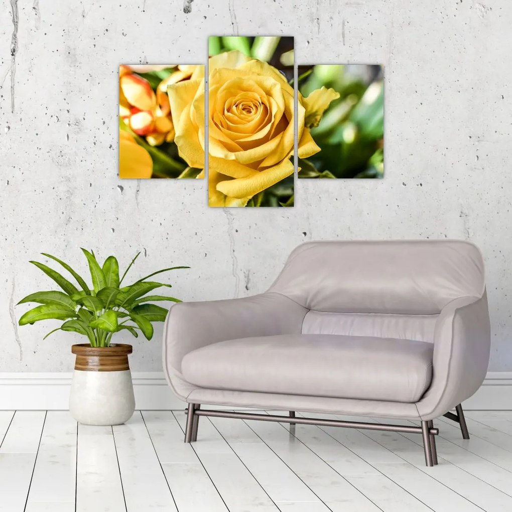Tablou cu trandafir (90x60 cm)