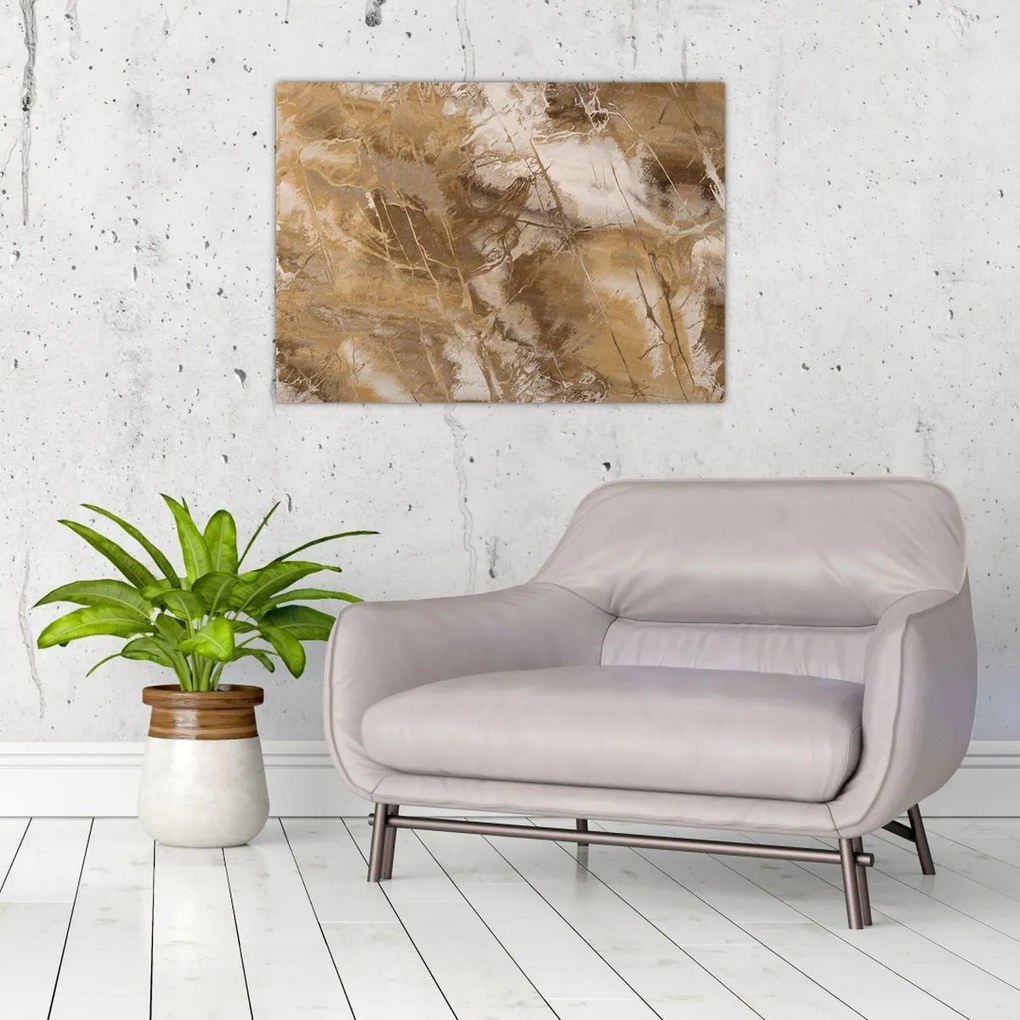 Tablou - Abstract maro (70x50 cm)