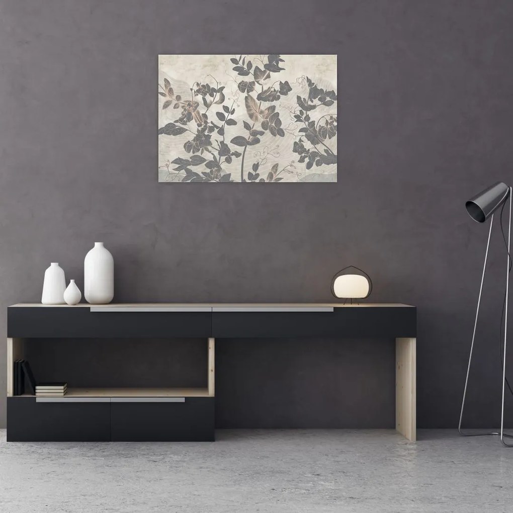 Tablou - Frunze texturate (70x50 cm)