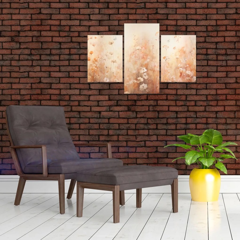 Tablou - Model de flori sălbatice (90x60 cm)