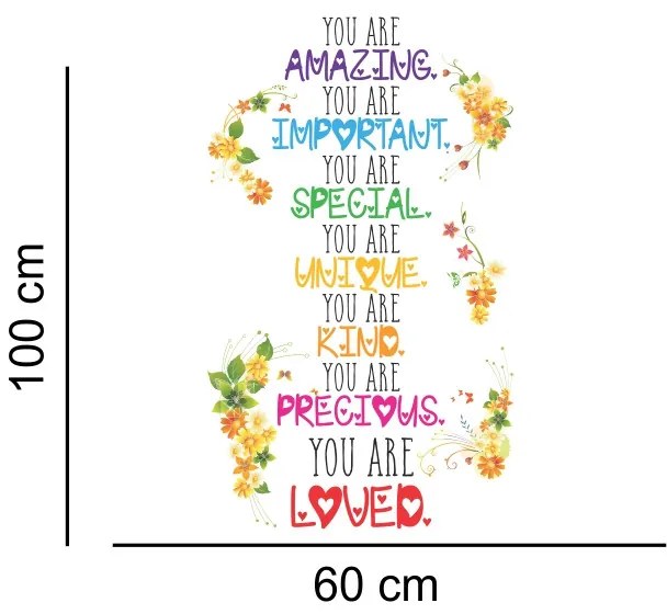 Sticker perete You are amazing
