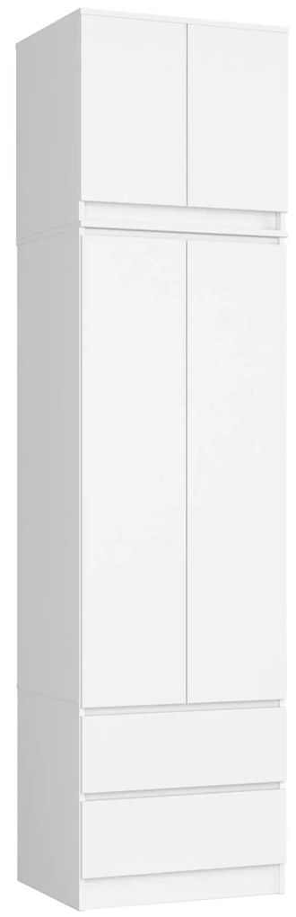 Dulap de haine Slots (alb) (cu suprastructură). 1117366