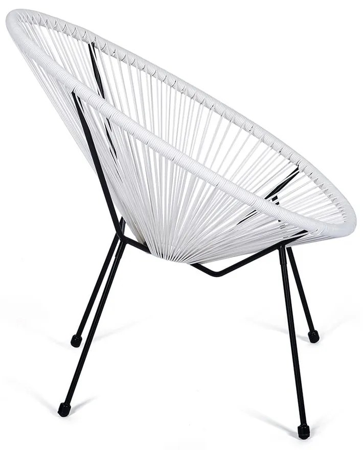 Fotoliu de grădină alb din metal/din plastic Avocado Comfort – Bonami Selection