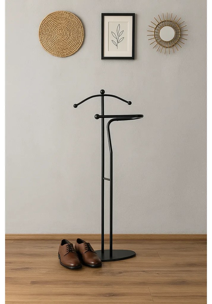 Servitor mut 83213 CRBK, metal, argintiu