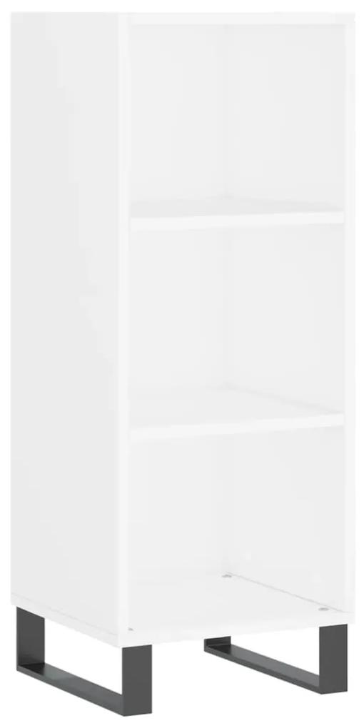828756 vidaXL Servantă, alb, 34,5x32,5x90 cm, lemn prelucrat