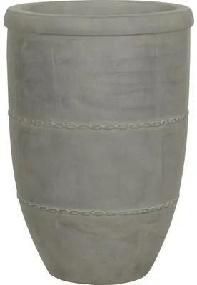 Ghiveci Lafiora Ilias teracotă, Ø 36 cm, h 52 cm, gri
