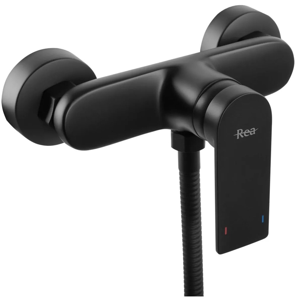 Rea Verso baterie de dus perete negru REA-B7900