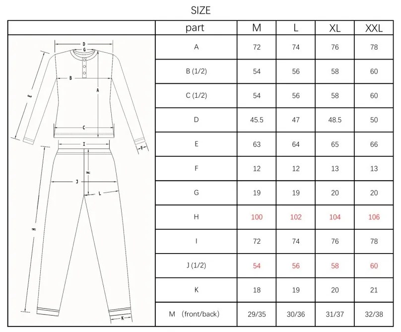 Pijama Cocolino ALBURY rosu - diverse marimi Marime: XXL