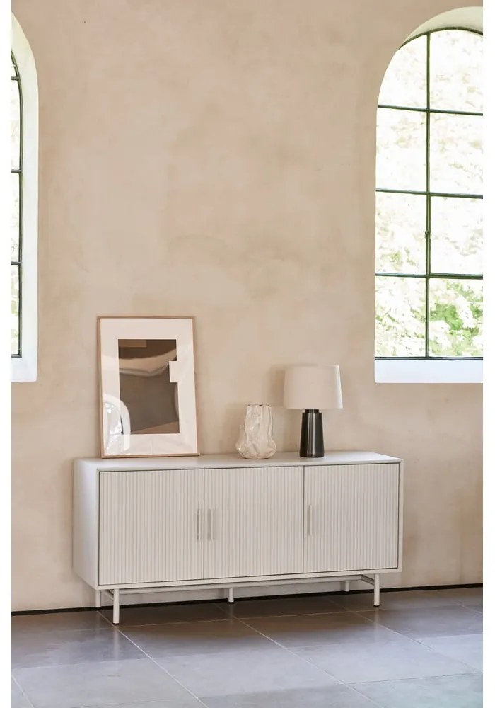 Comodă gri 160x75x45 cm Palma – Unique Furniture