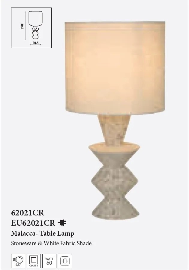 Veioza/Lampa de masa decorativa Malacca