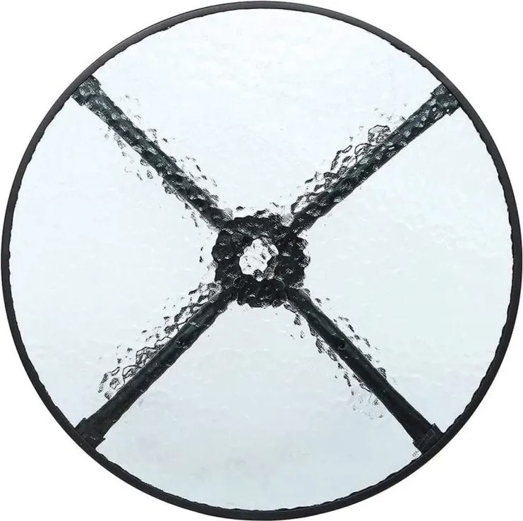Set de gradina TREGO ISLAND - 2 scaune si masa rotunda ø 60 cm, antracit