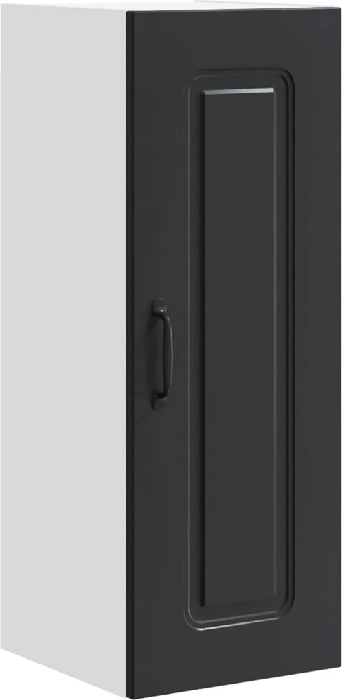 vidaXL Dulap de bucătărie Kalmar Negru 30 x 31 x 80 cm Lemn compozit