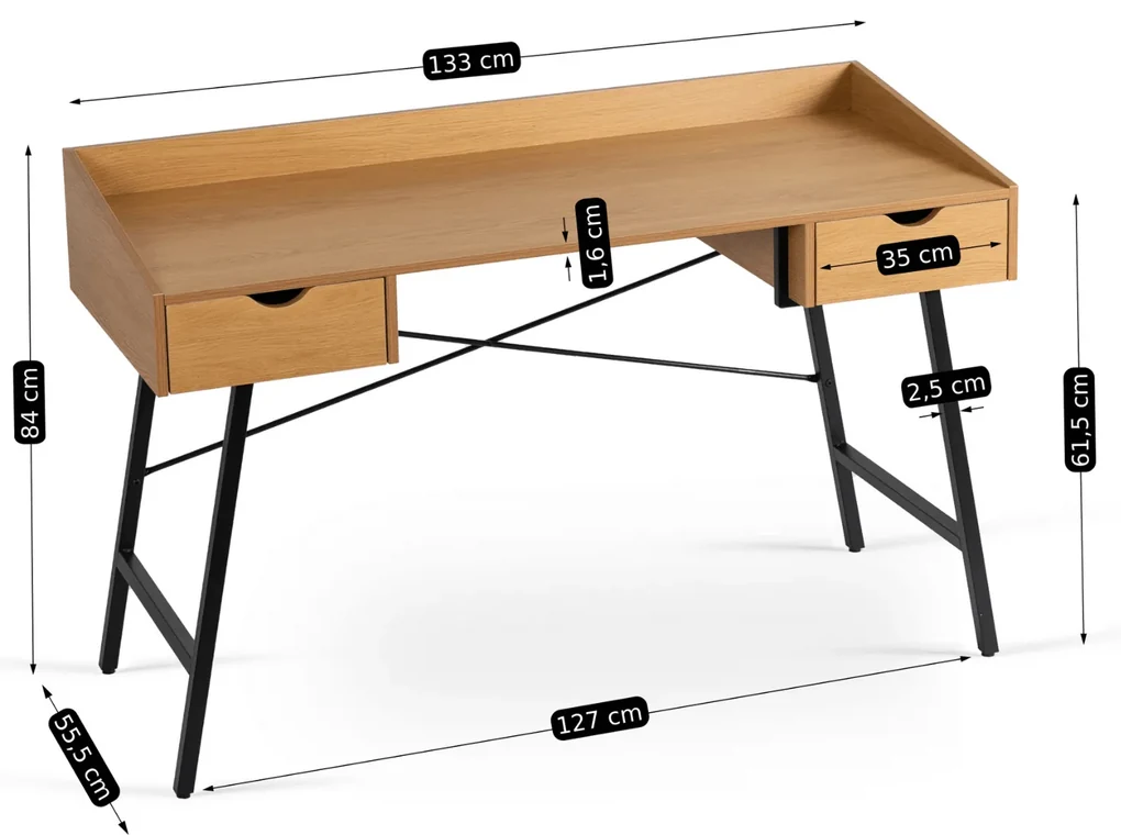 JAKS Birou maro Ice 133 cm