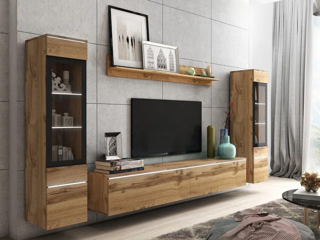 Mobilier living Selwyn II (wotan) (iluminat LED Alb). 1054054
