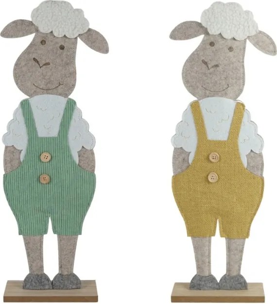 Decoratiune de Paste FELT LAMB 50 cm - mai multe culori Culoare: Galben