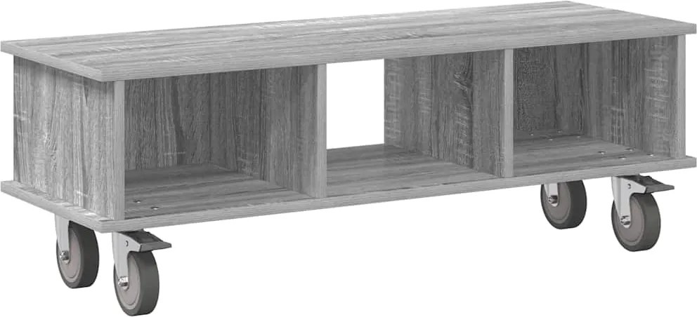 vidaXL Support TV Gri Sonoma 100 x 35 x 35 cm Lemn compozit